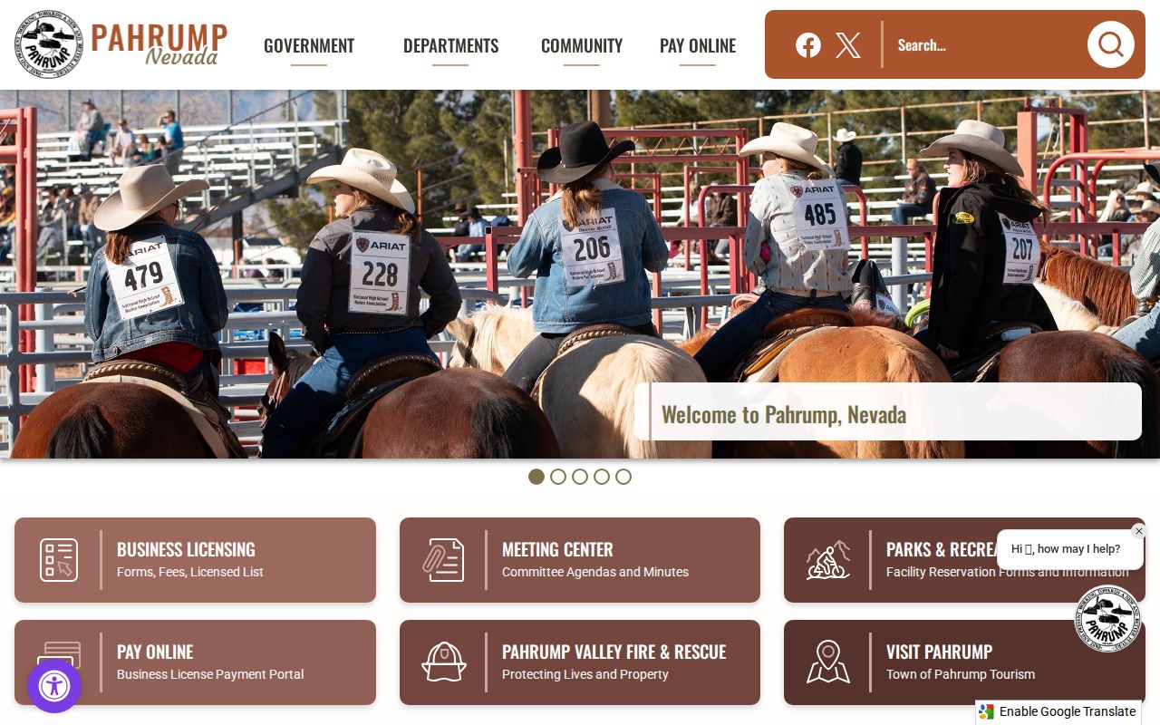 Pahrump people search through Community Library records and catalogs
