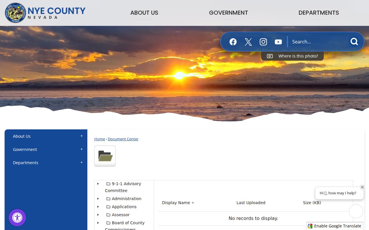 Pahrump voter records and Nye County document repository search